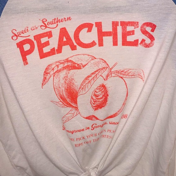 Peaches Crop Top - Picture 2 of 4